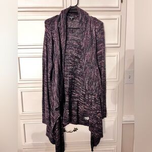 Torrid Pink and Black Knit Cardigan Size 2XL 18-20